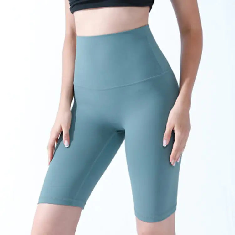 Sculpting High-Waist Workout Shorts
