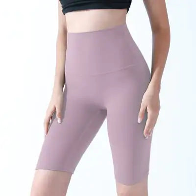 Sculpting High-Waist Workout Shorts