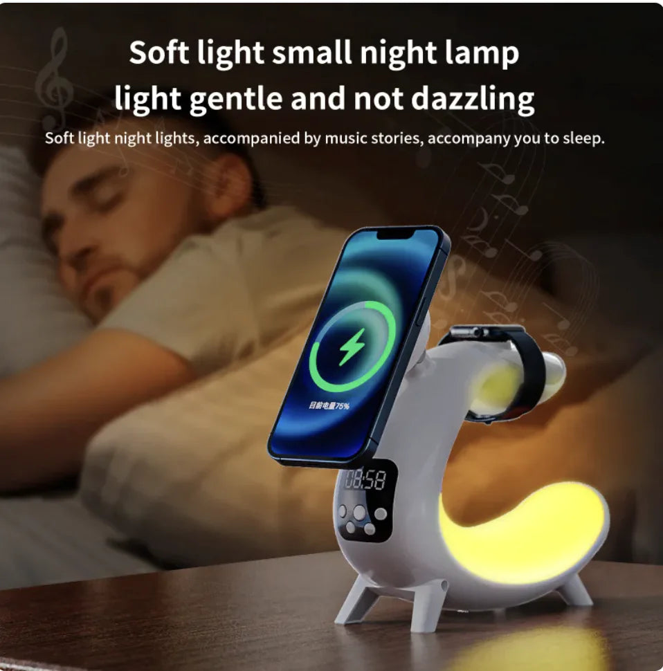 Multi-function Wireless Charging Lamp