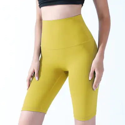 Sculpting High-Waist Workout Shorts