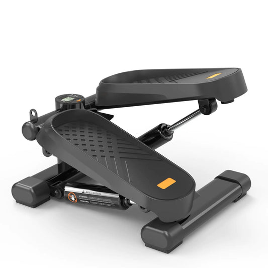 Compact Power Stepper – 330LBS Home Workout Machine with Resistance Bands & LCD Tracker for Cardio, Toning & Office Fitness