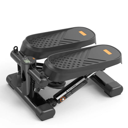 Compact Power Stepper – 330LBS Home Workout Machine with Resistance Bands & LCD Tracker for Cardio, Toning & Office Fitness