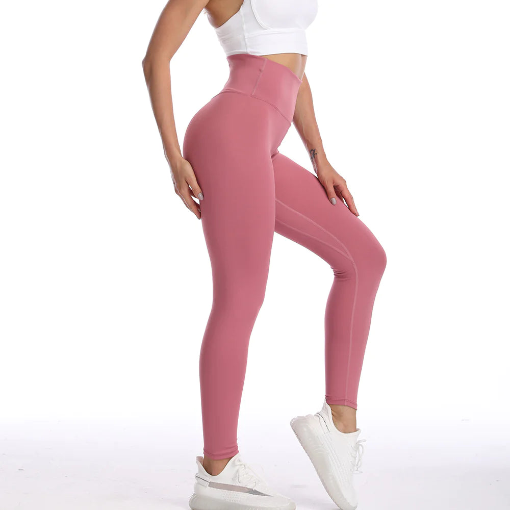 Women's Tummy Control Peach Lift Leggings