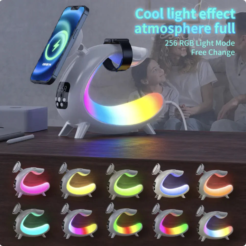 Multi-function Wireless Charging Lamp